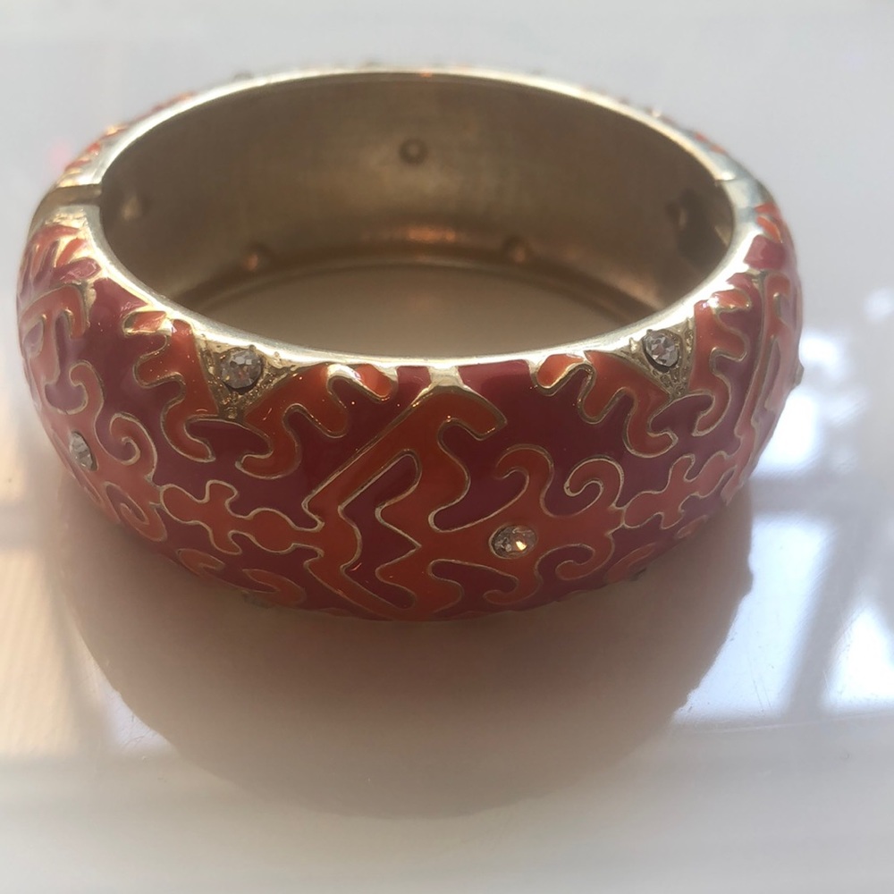 Orange and Coral Bracelet
